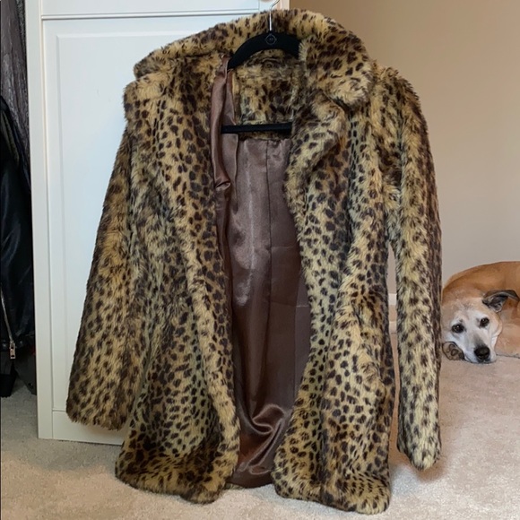 Vintage Faux Leopard Jacket - Picture 1 of 7